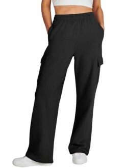 ANRABESS Women's Cargo Sweatpants