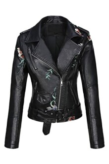 Bellivera Faux Leather Jacket