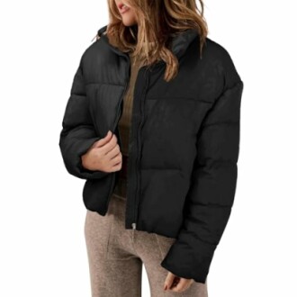 Women's Fashionable Winter Stand Collar Short Bread Jacket Down Jacket