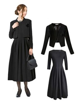 BEENSR Black Formal Mourning Dress