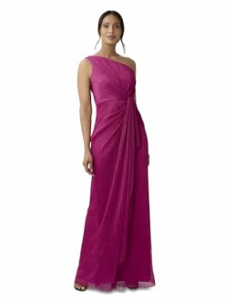 Stardust Pleated Draped Gown