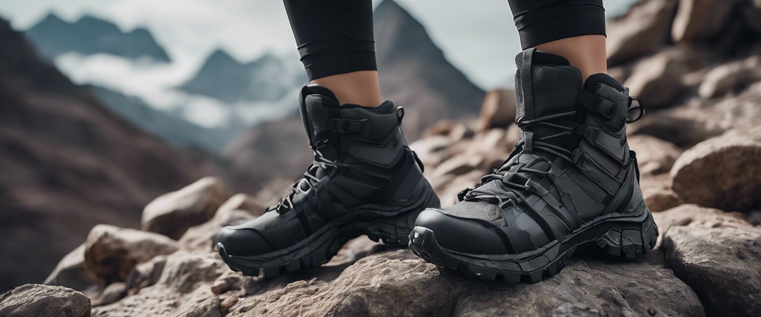 High-performance women's techwear footwear