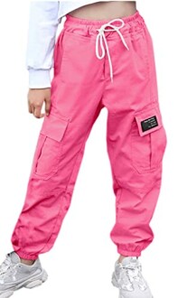 Girls & Women's Casual Cargo Jogger Pants